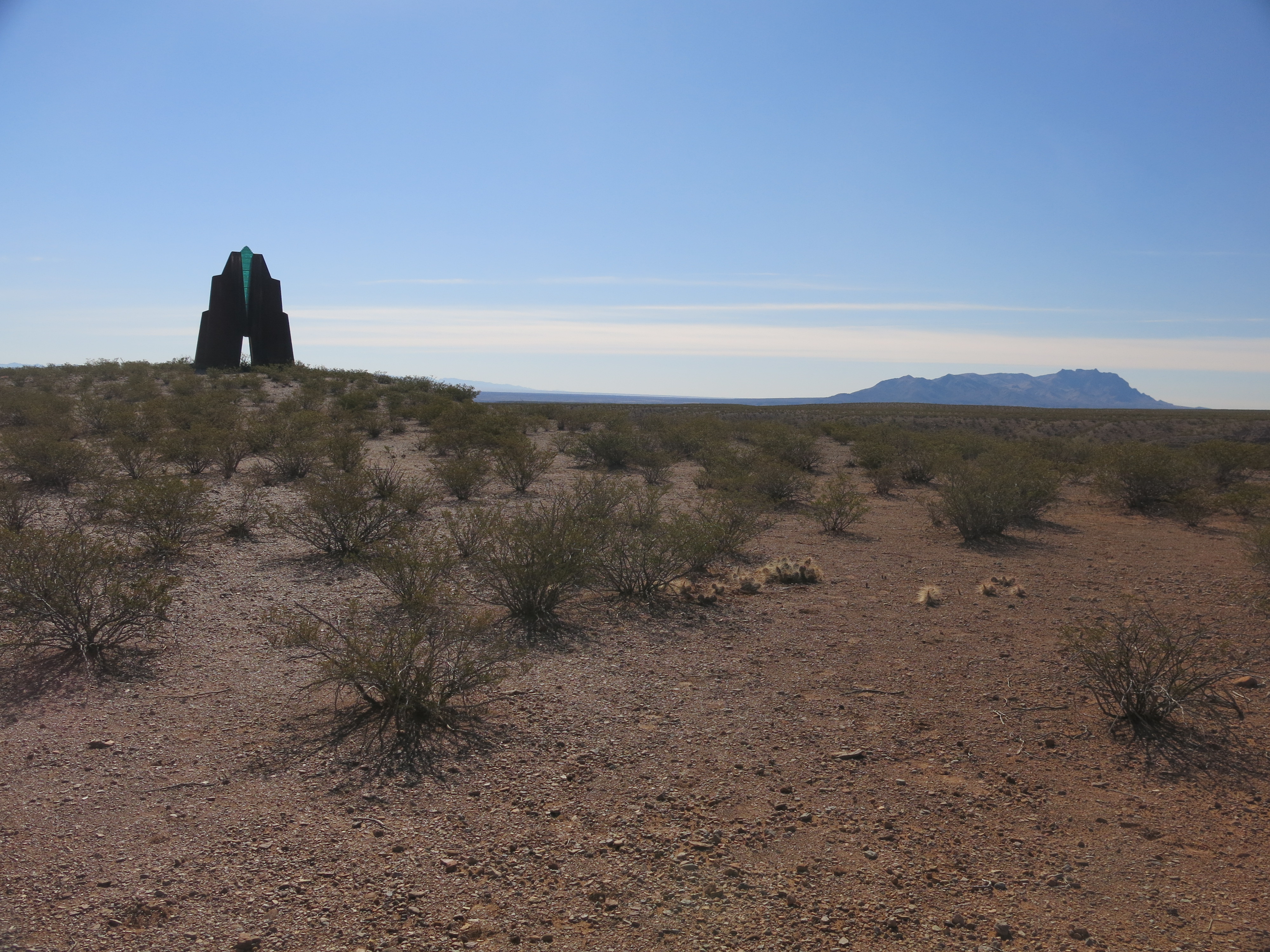 Camino Real desert sculpture