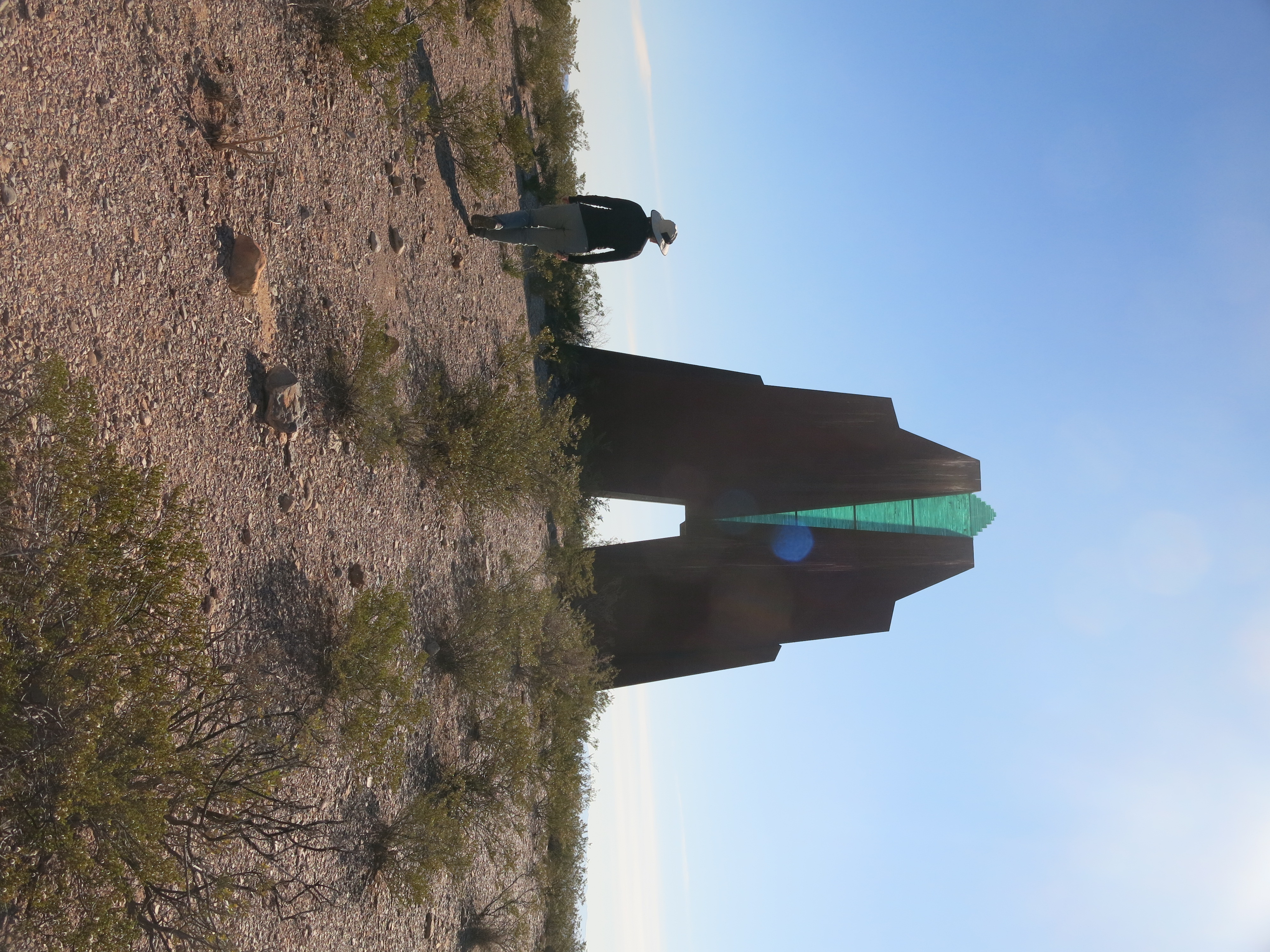 Camino Real desert sculpture closeup